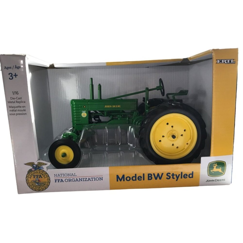 John Deere Tractor Metal National FFA Agriculture Model BW Styled Die-Cast Metal